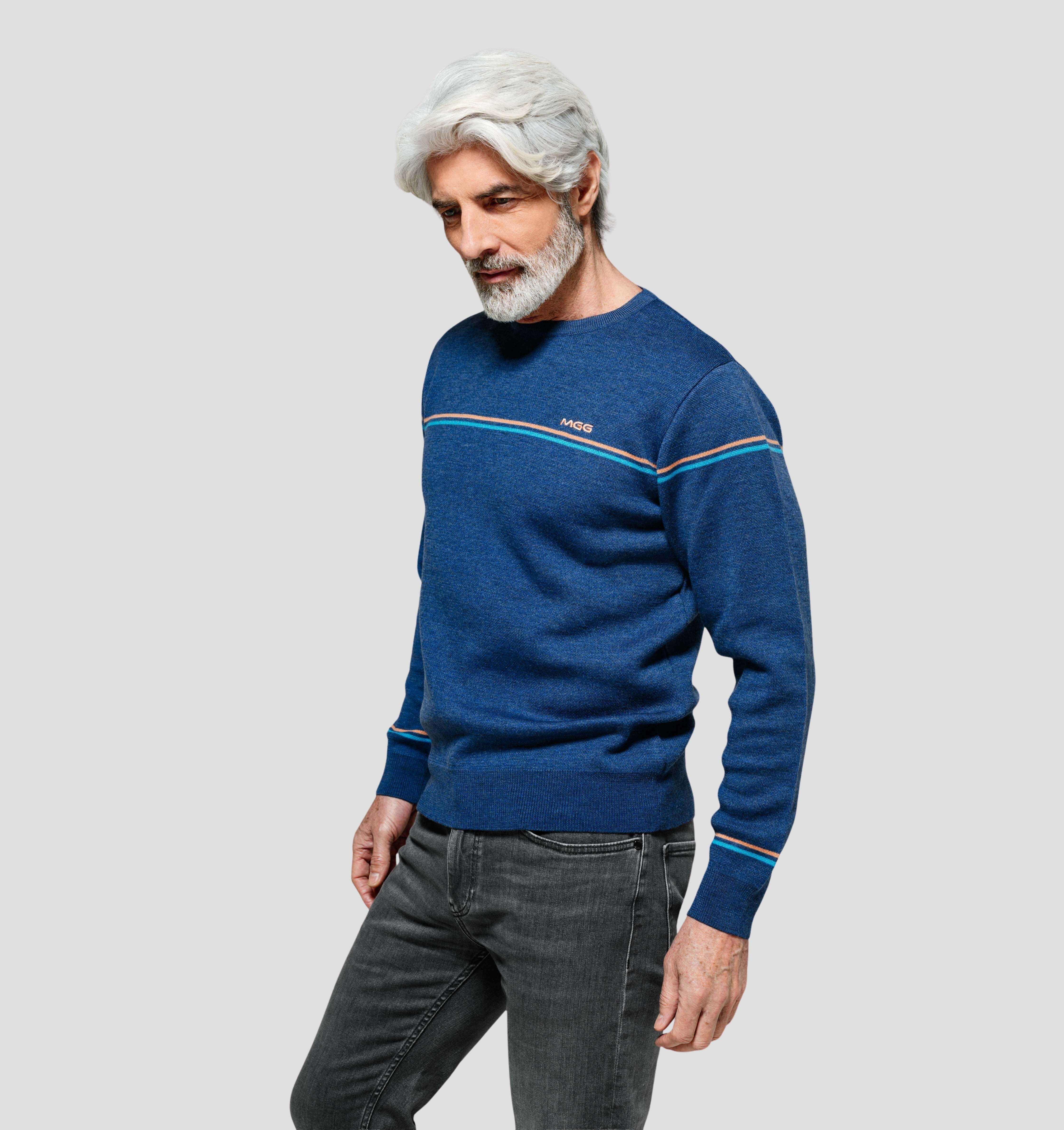 Retro Merino Sweater - Denim Blue / S