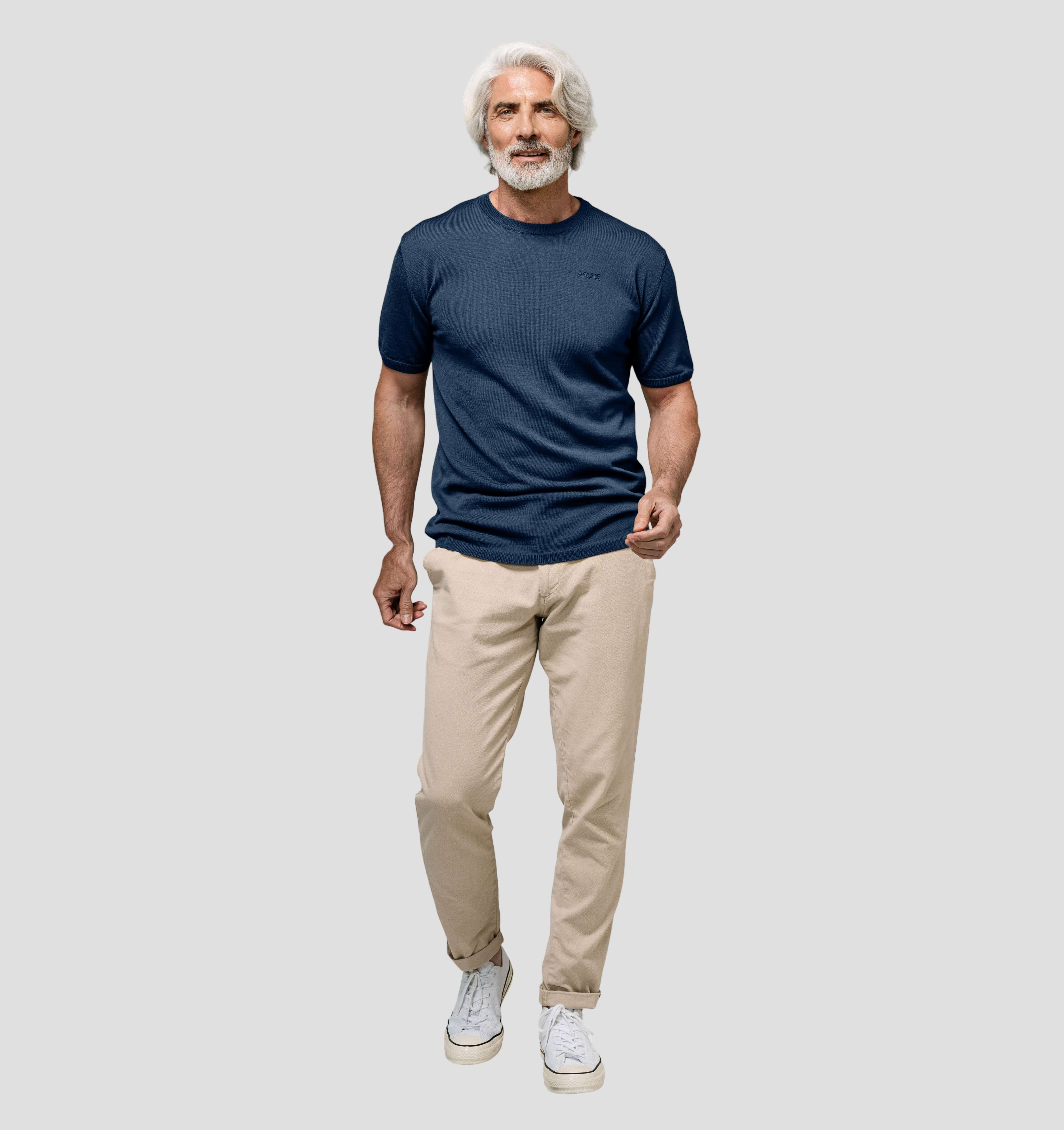 Merino SofTee | Classic - Aegean Blue / S