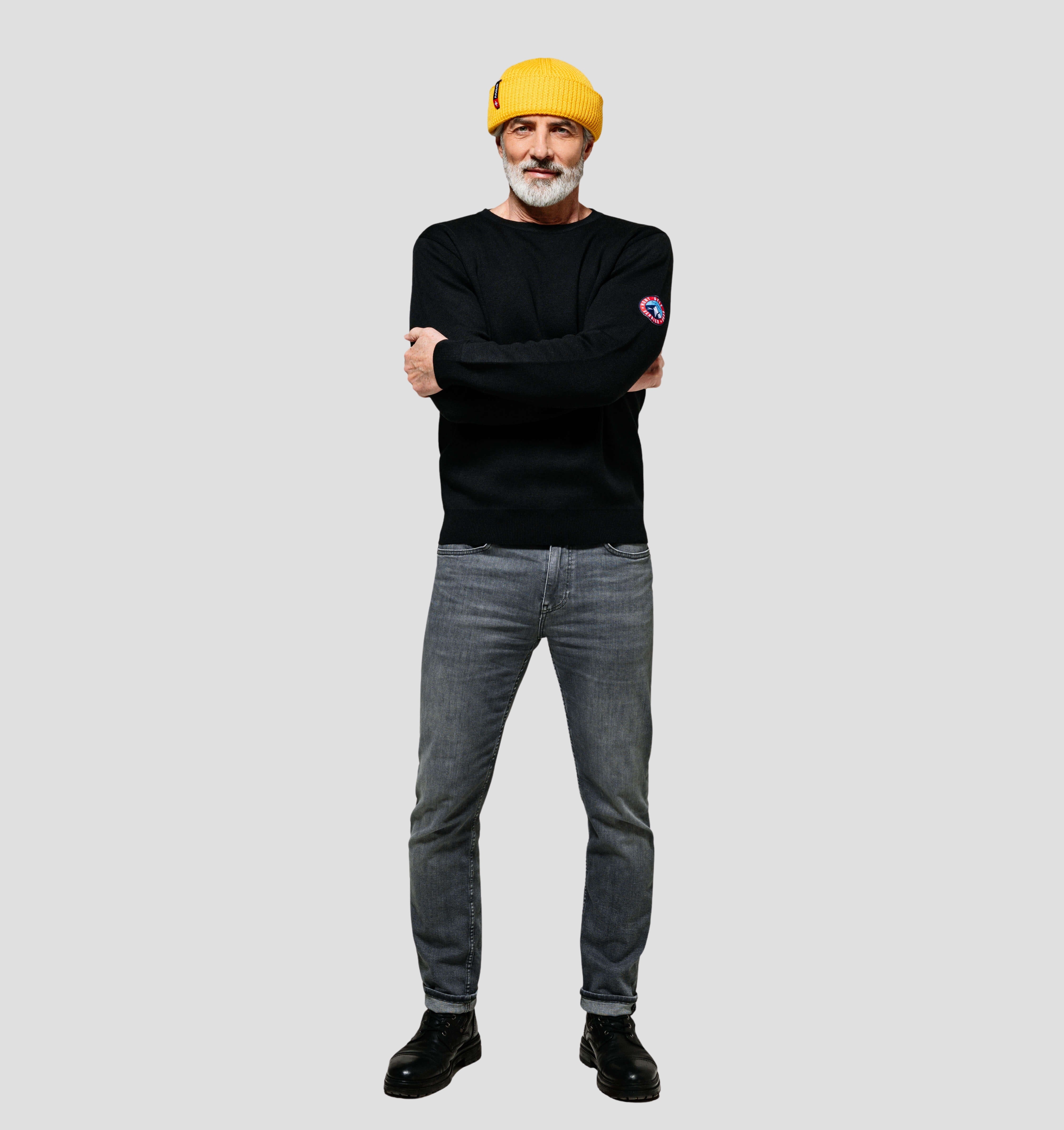 Merino Short Fisherman Beanie - Canary Yellow / One Size