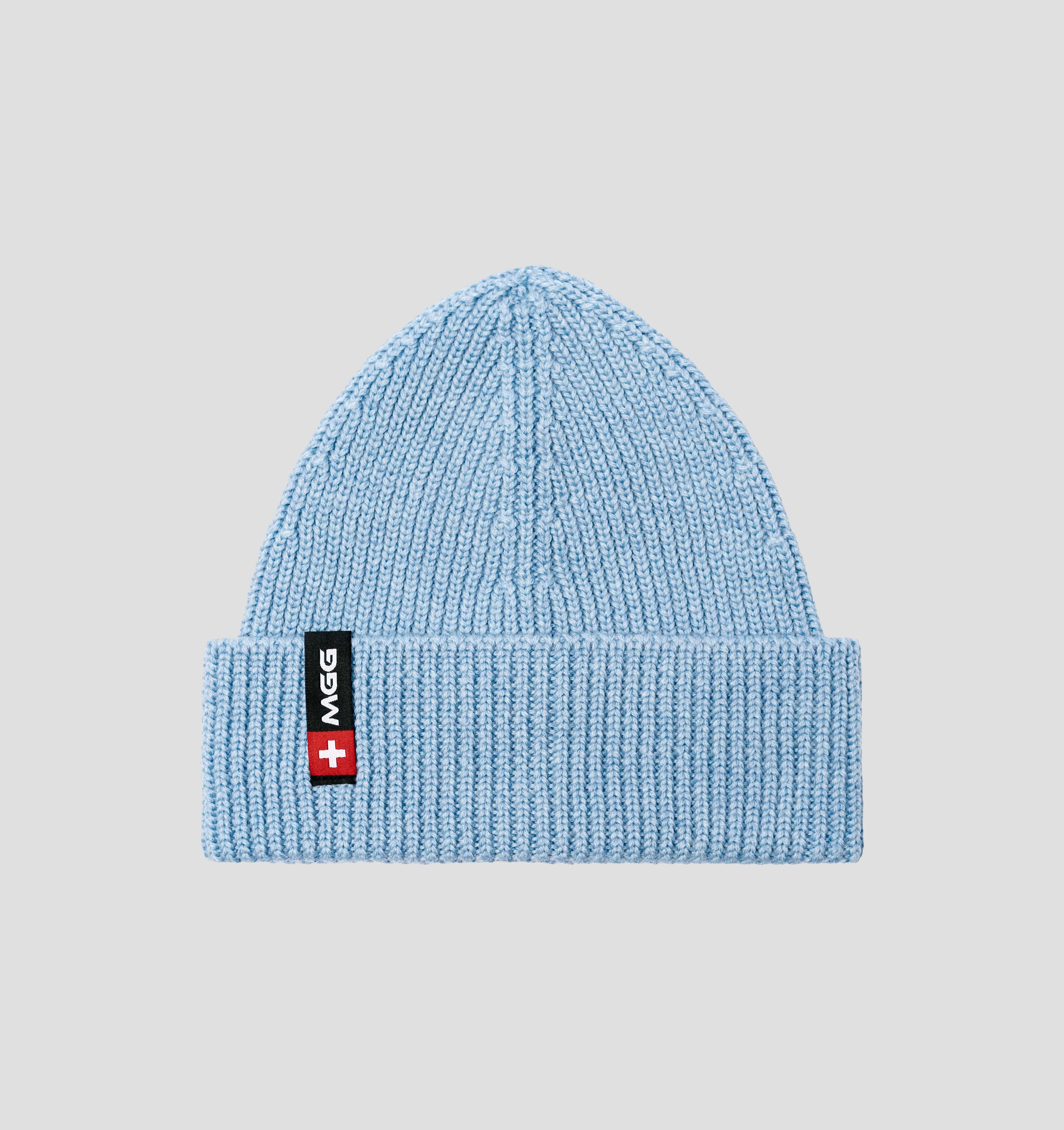 Merino Fisherman Beanie - Sky Blue / One Size