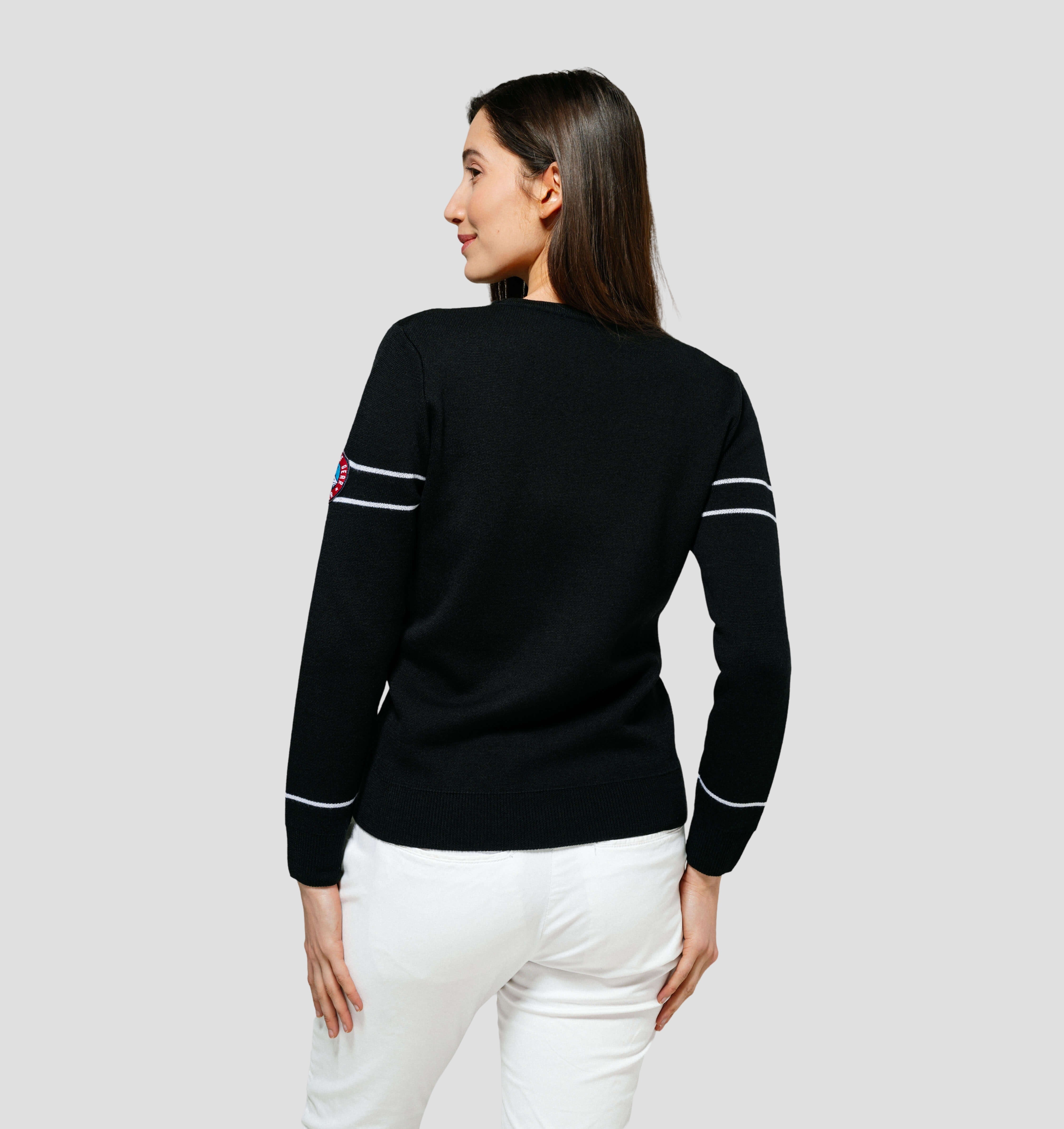 Retro Merino Sweater - Onyx Black / XS