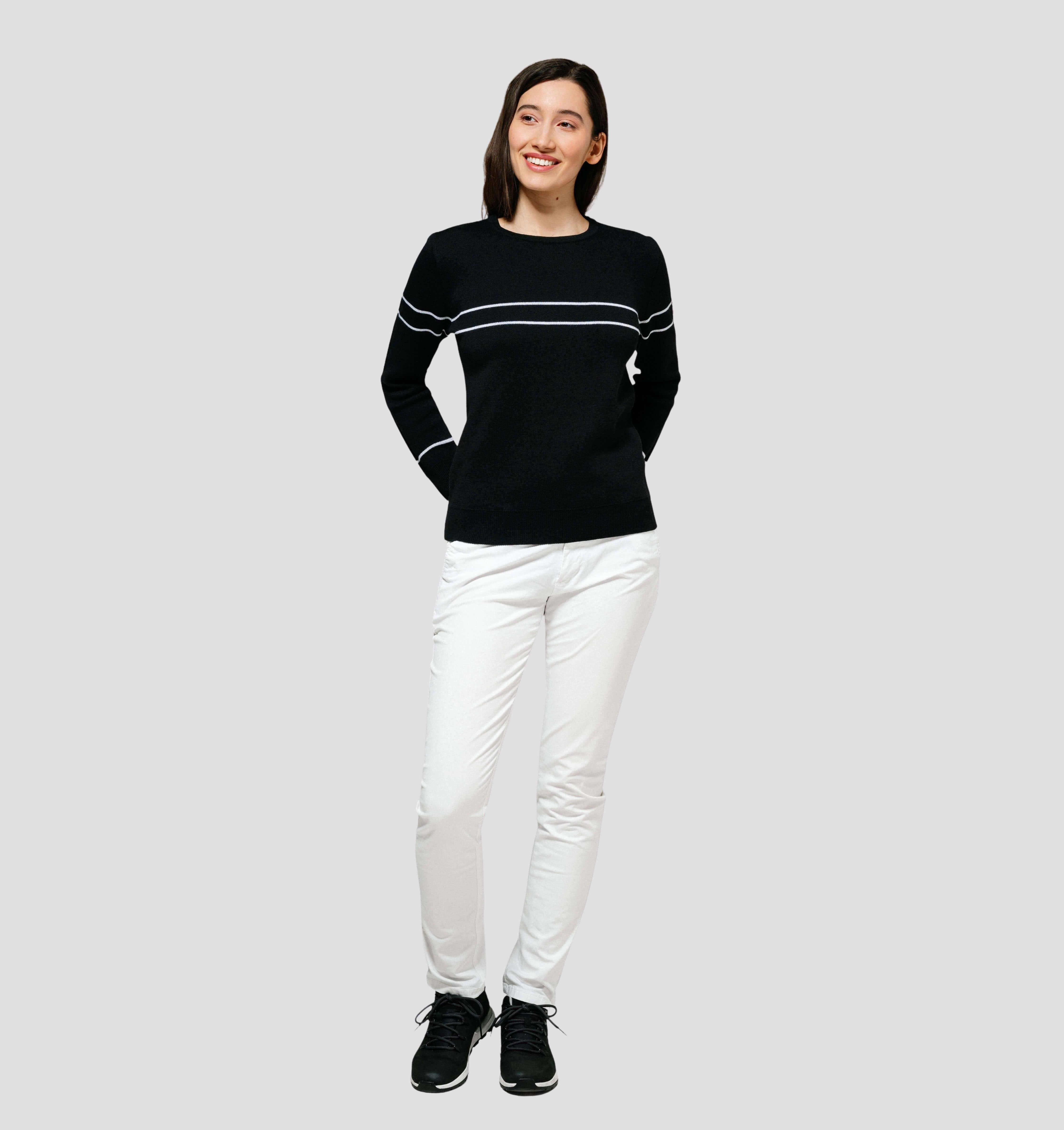Retro Merino Sweater - Onyx Black / XS