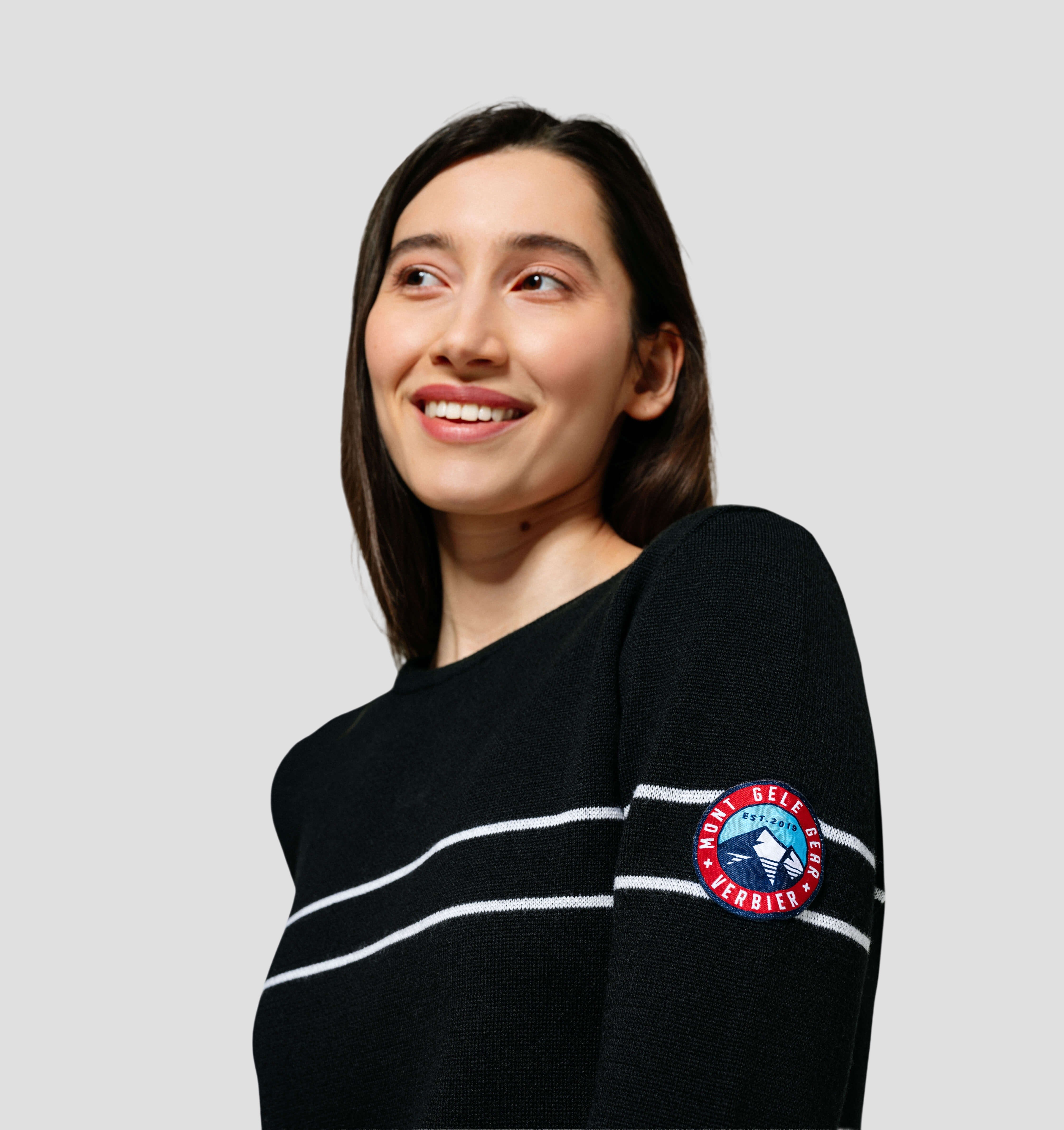 Retro Merino Sweater - Onyx Black / XS