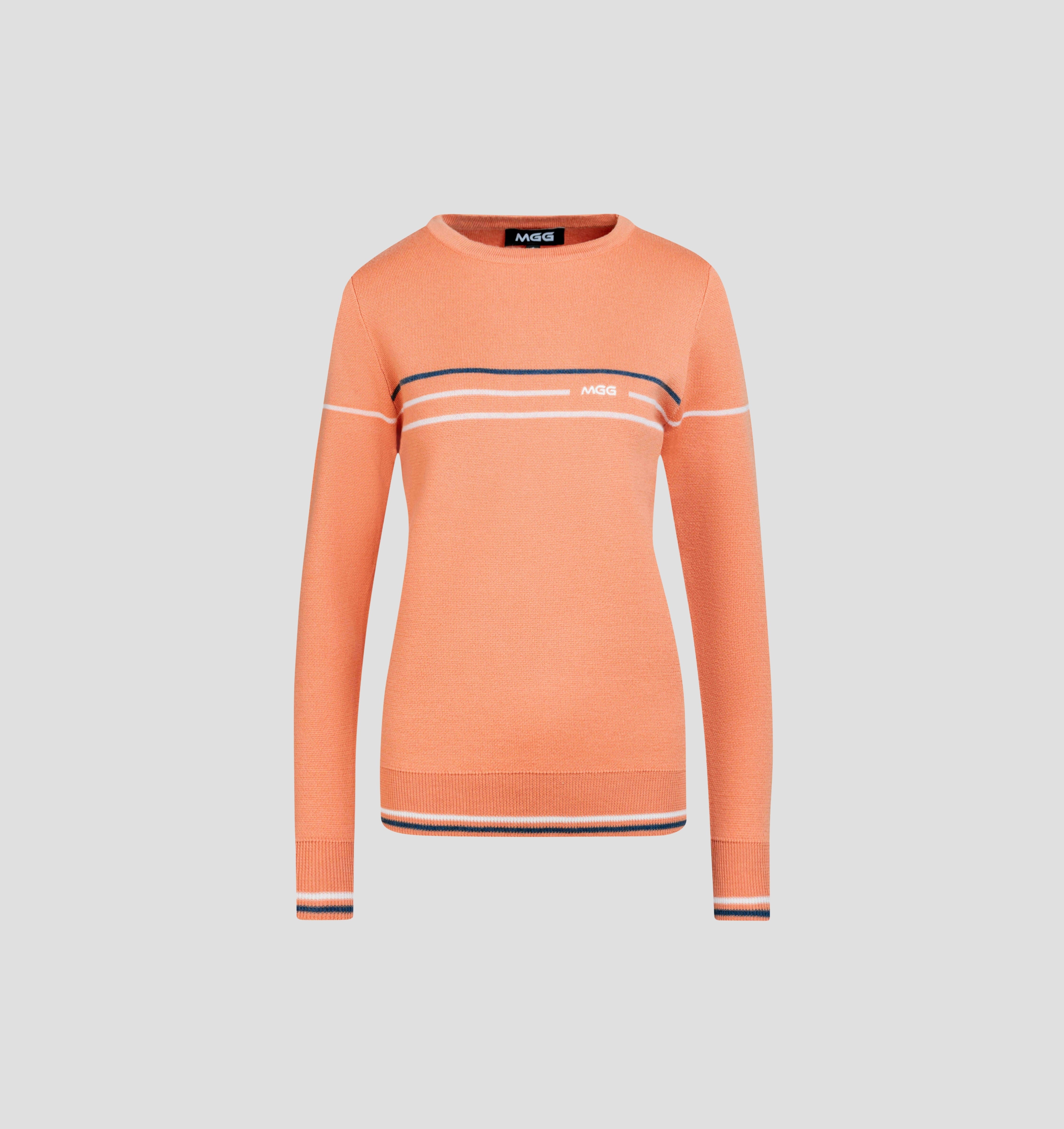 Retro Merino Sweater - Apricot Orange / XS