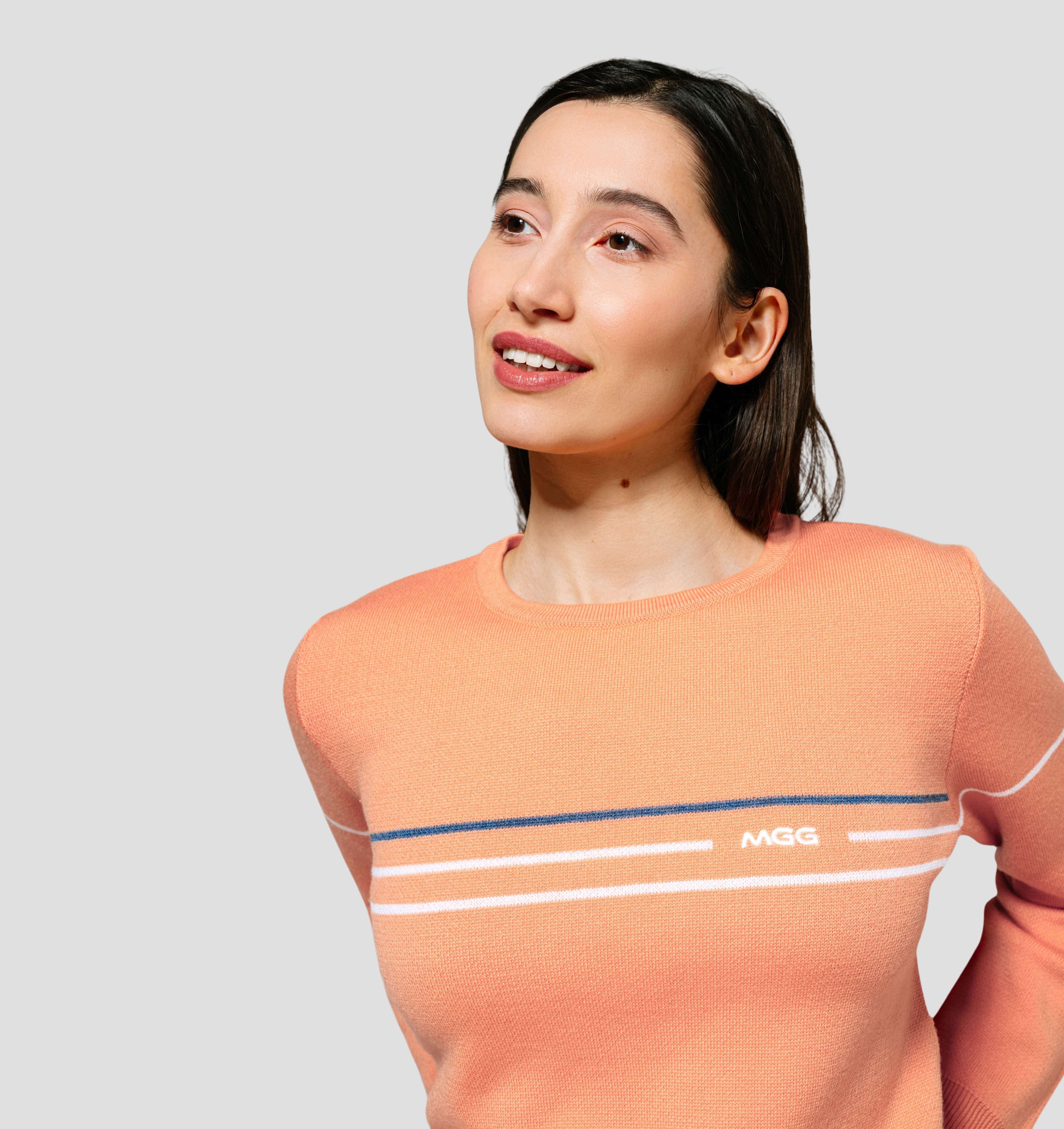 Retro Merino Sweater - Apricot Orange / XS