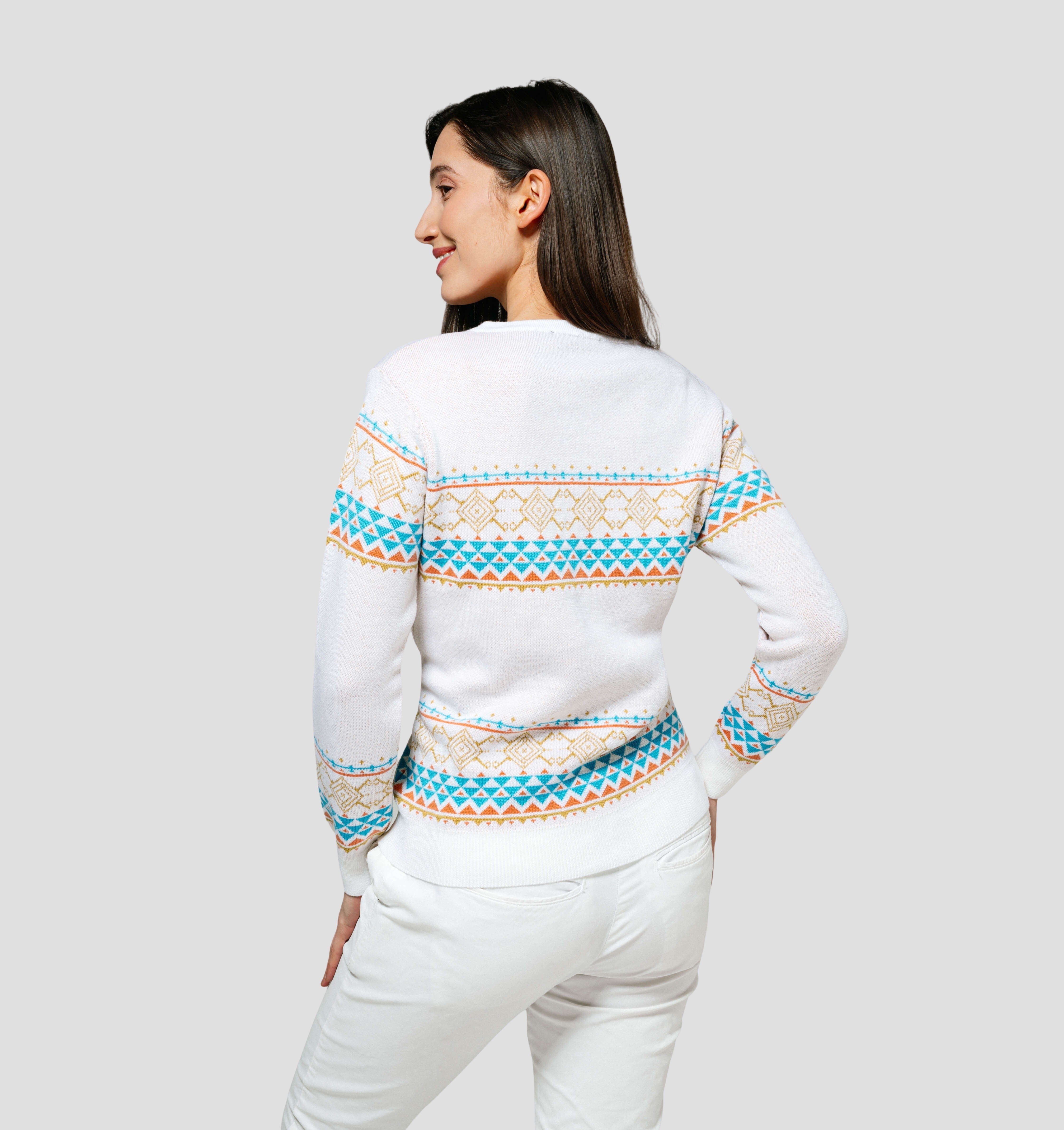 Nordic Merino Sweater - Cream White / XS