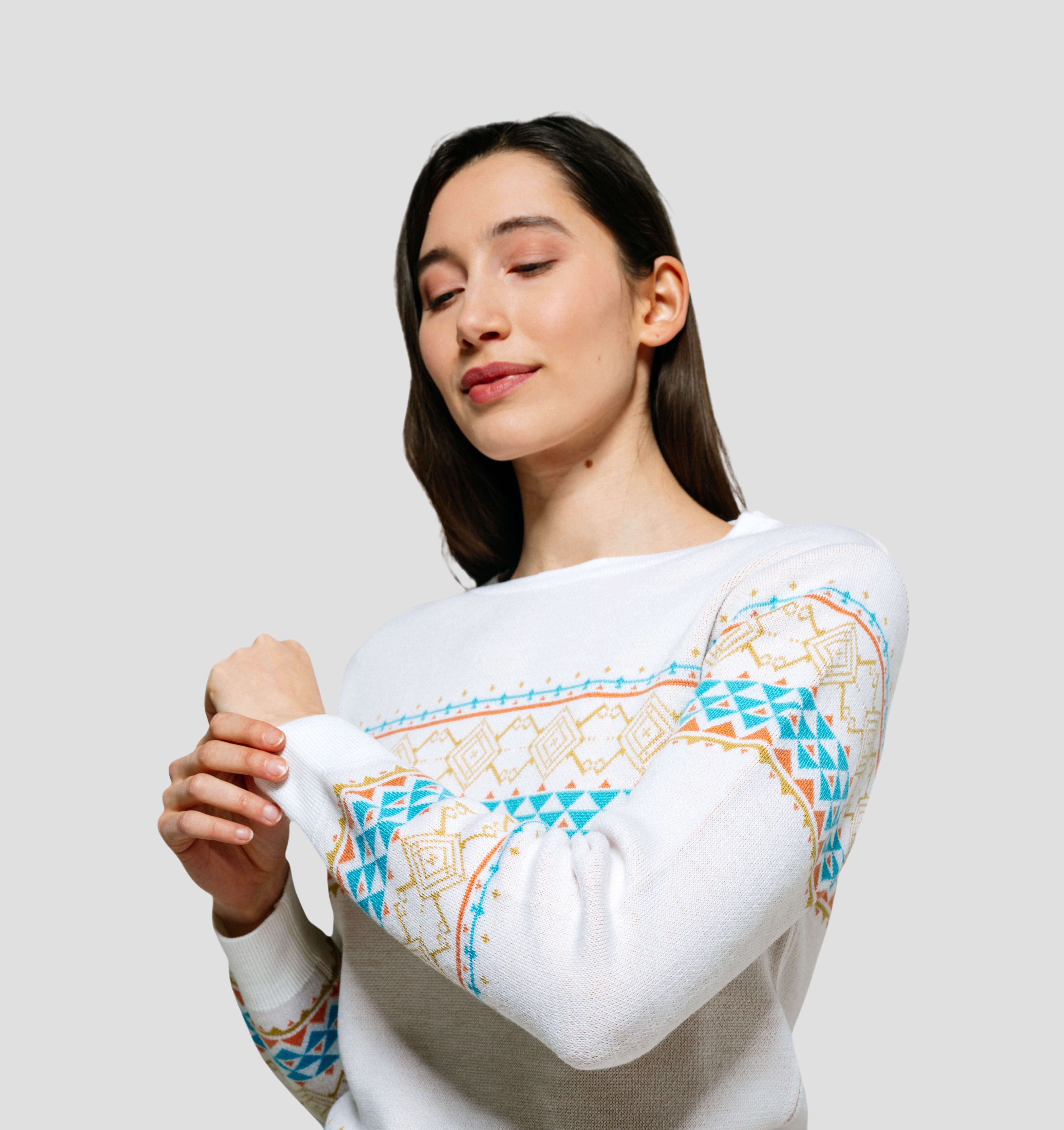 Nordic Merino Sweater - Cream White / XS