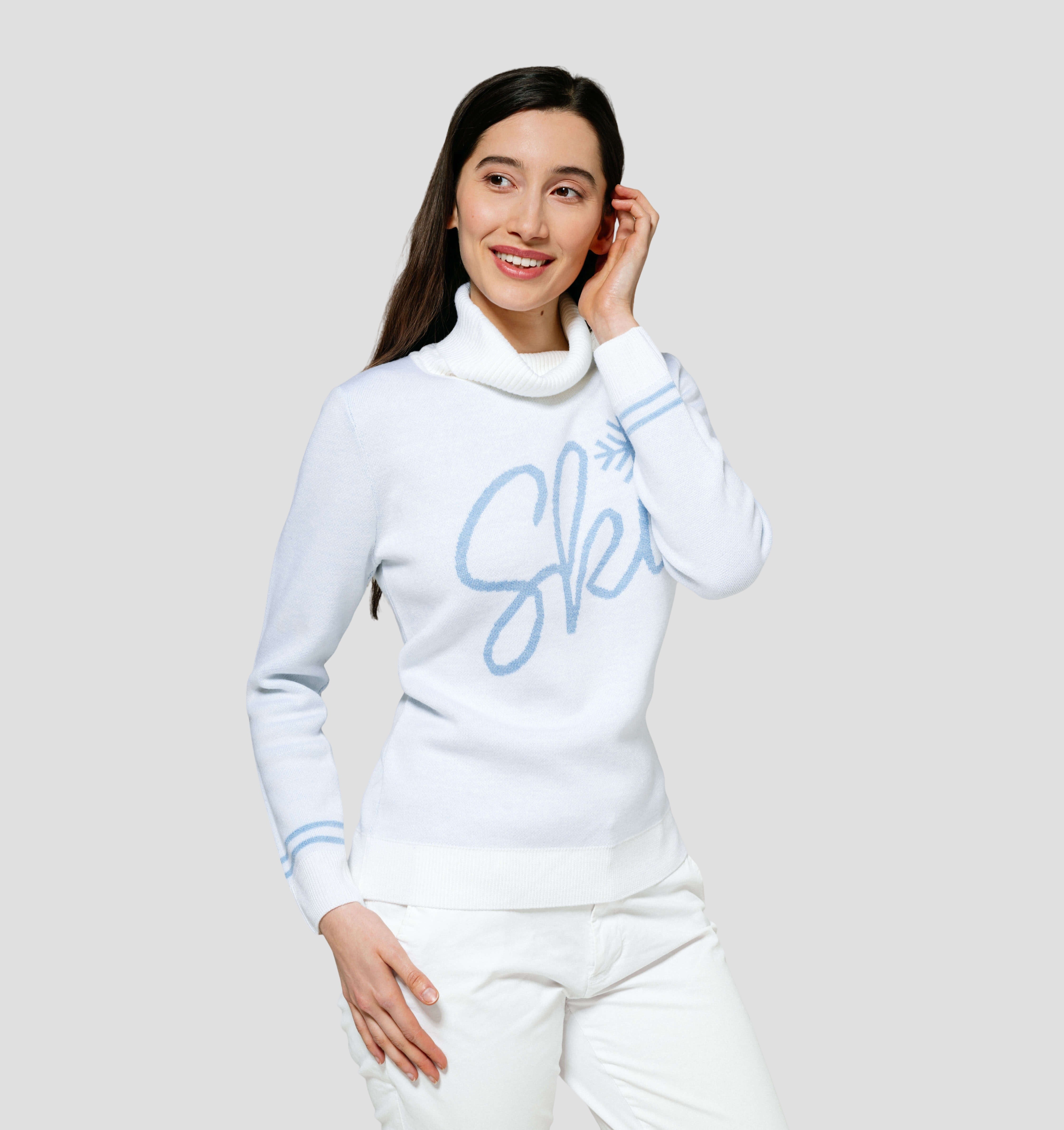 Retro Merino Sweater - Frost White / XS