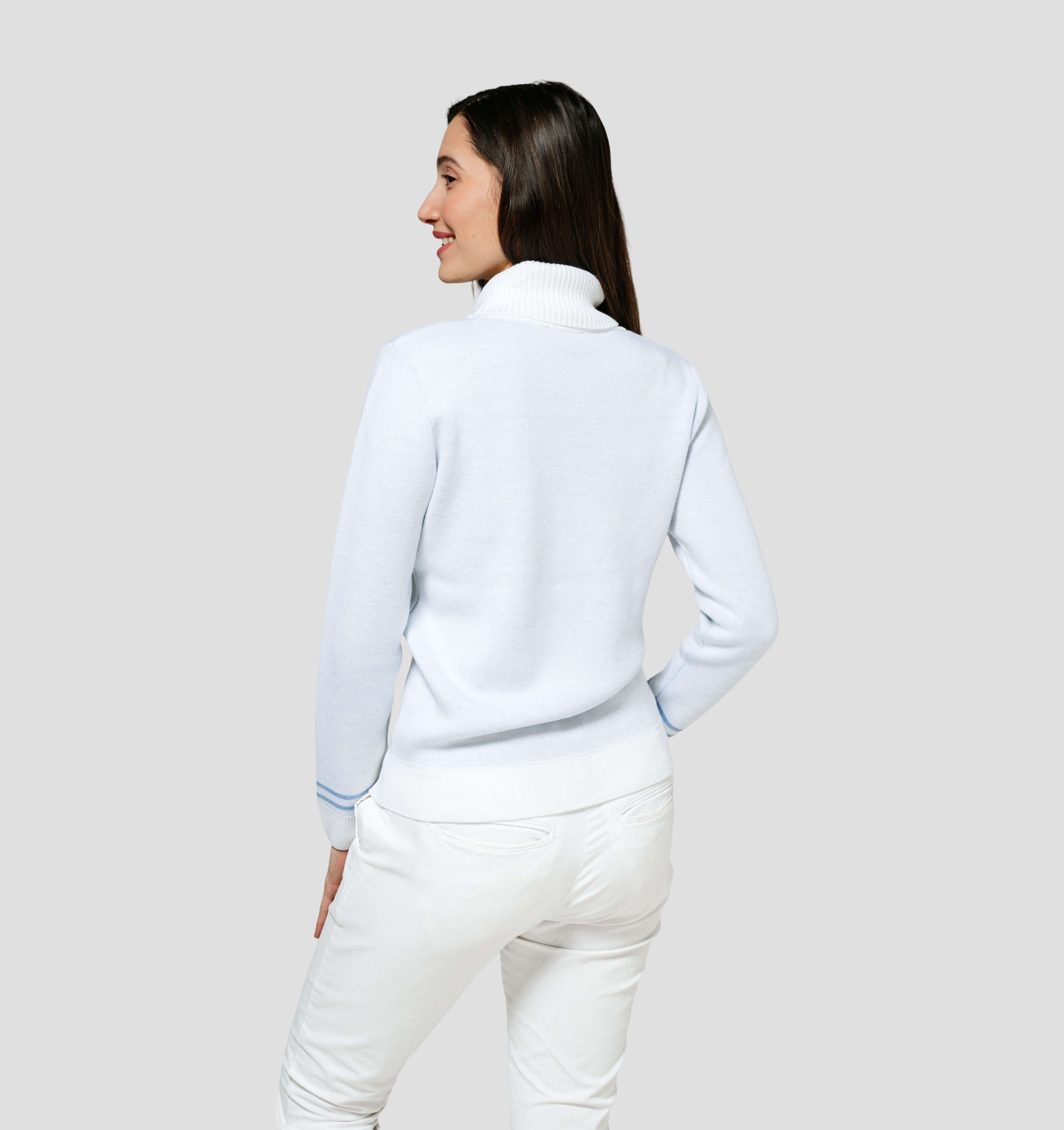 Retro Merino Sweater - Frost White / XS