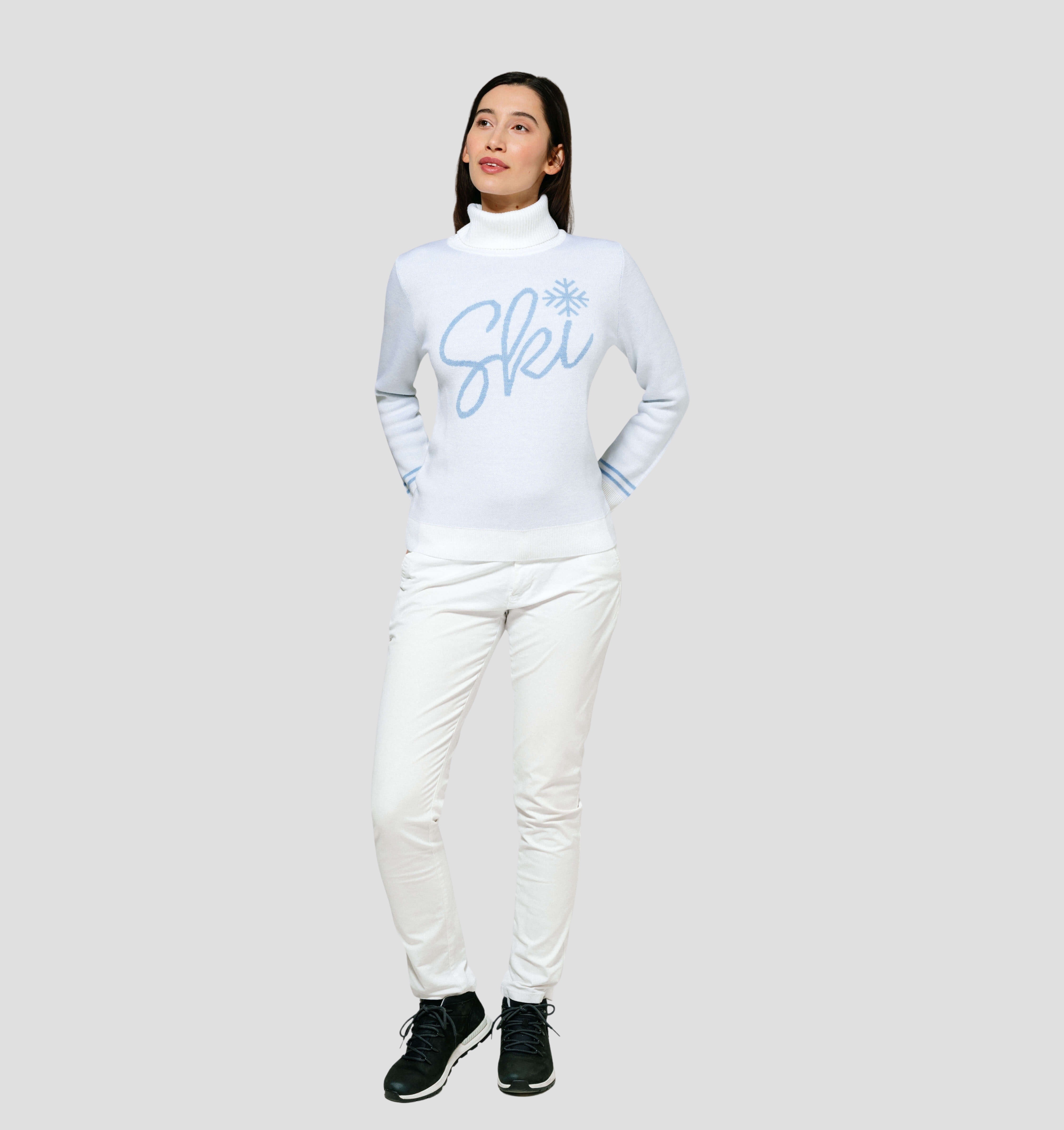 Retro Merino Sweater - Frost White / XS