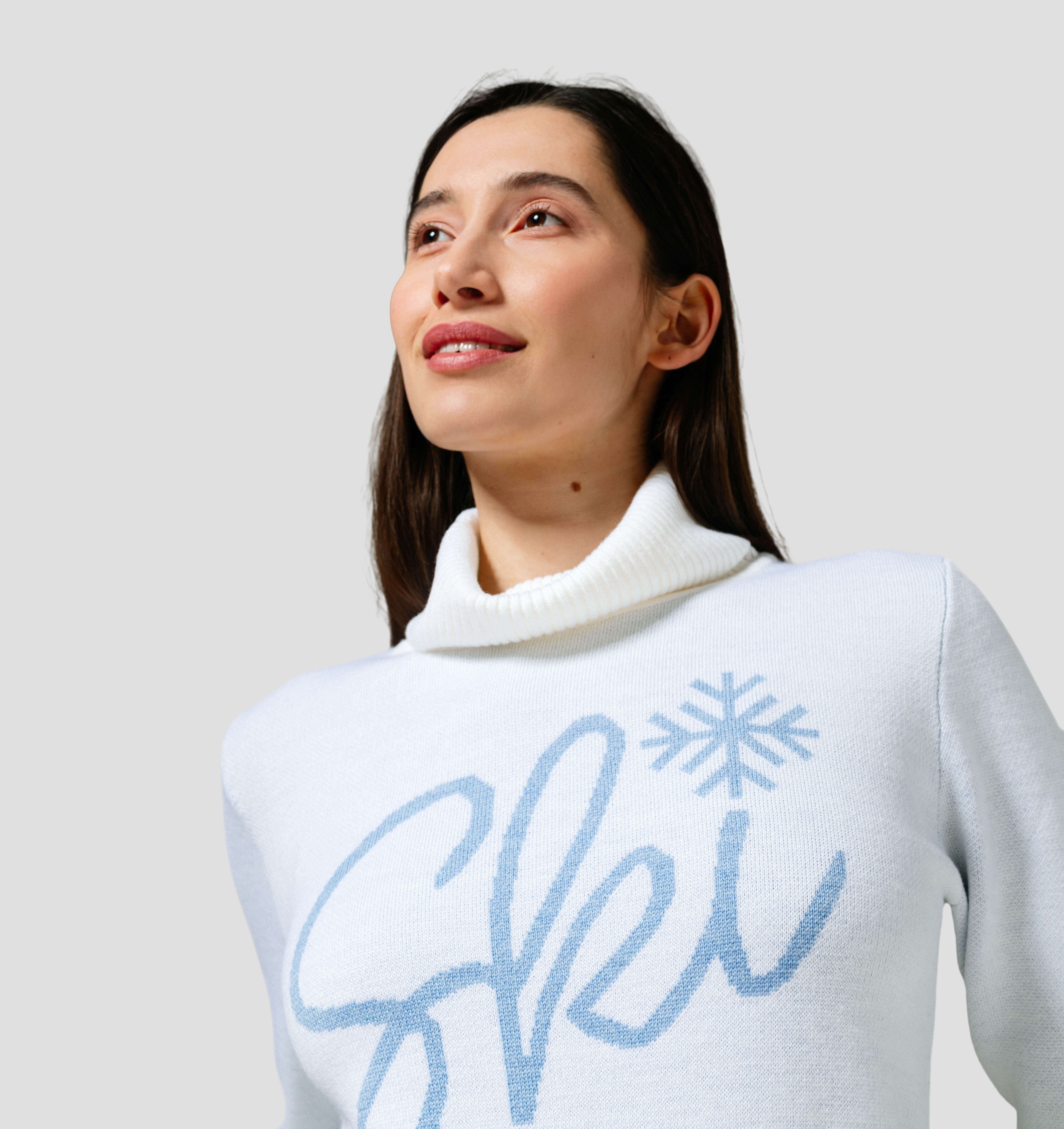 Retro Merino Sweater - Frost White / XS