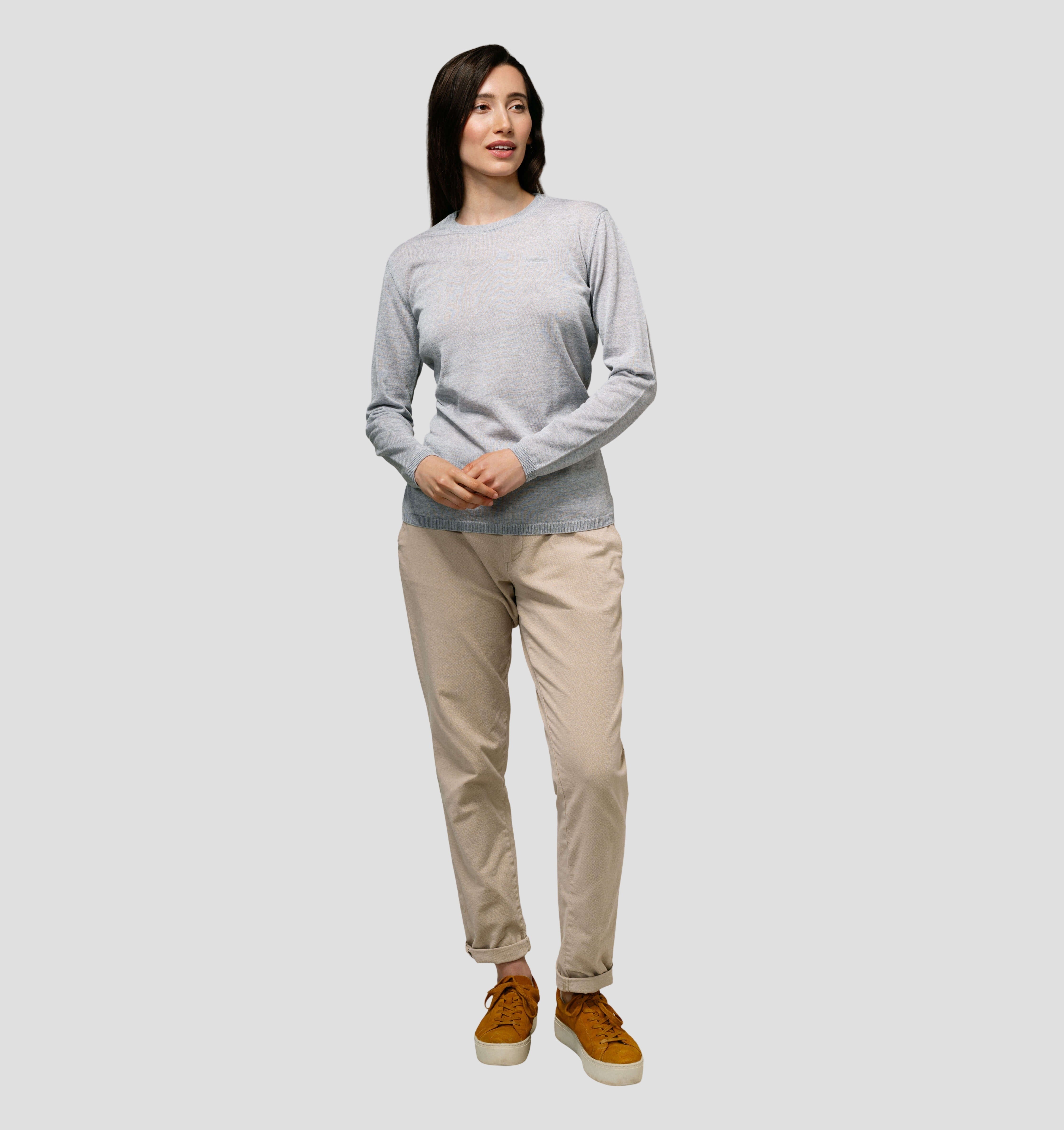 Merino SofTee | Long Sleeve - Taupe Brown / XS