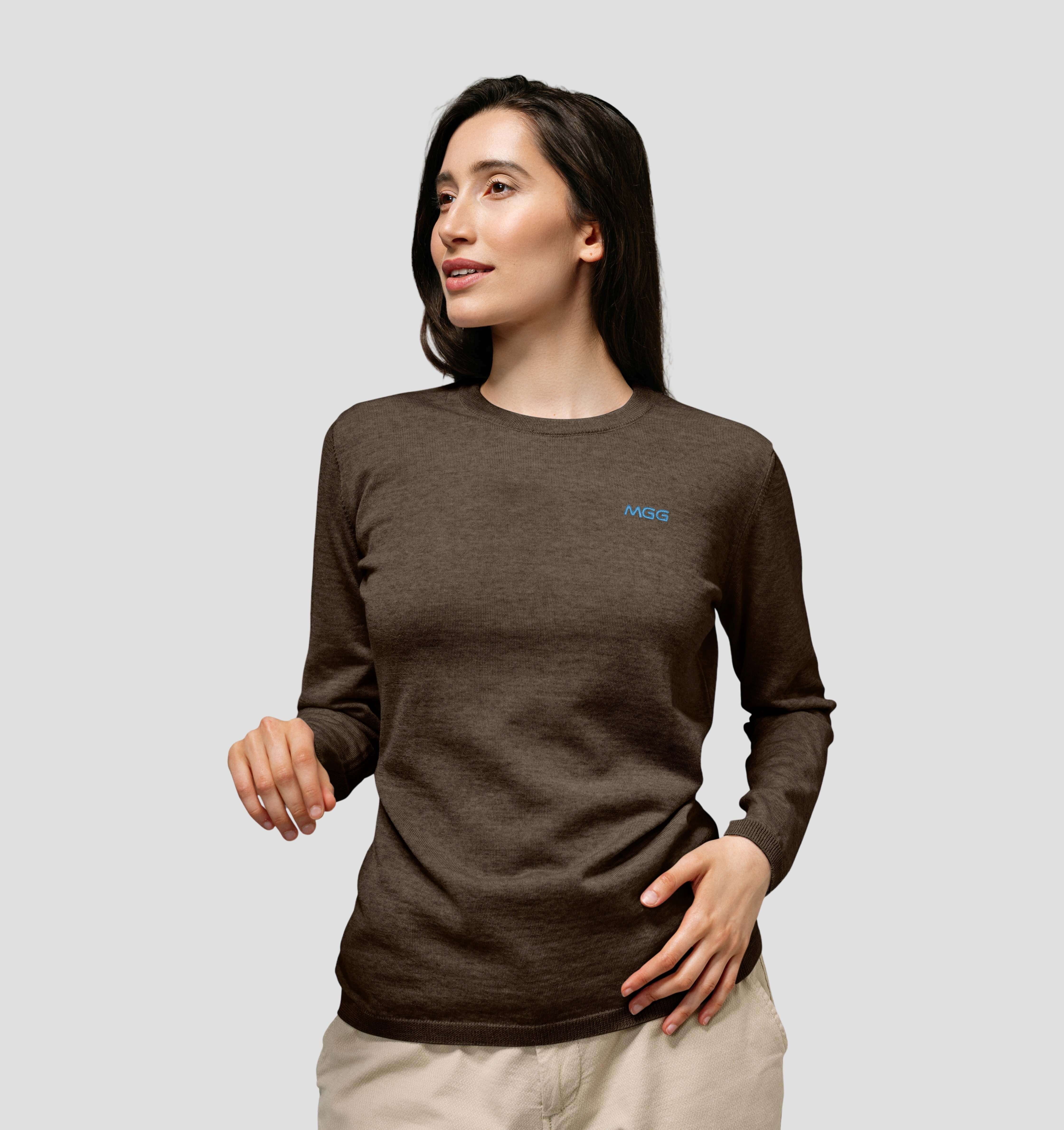 Merino SofTee | Long Sleeve - Taupe Brown / XS