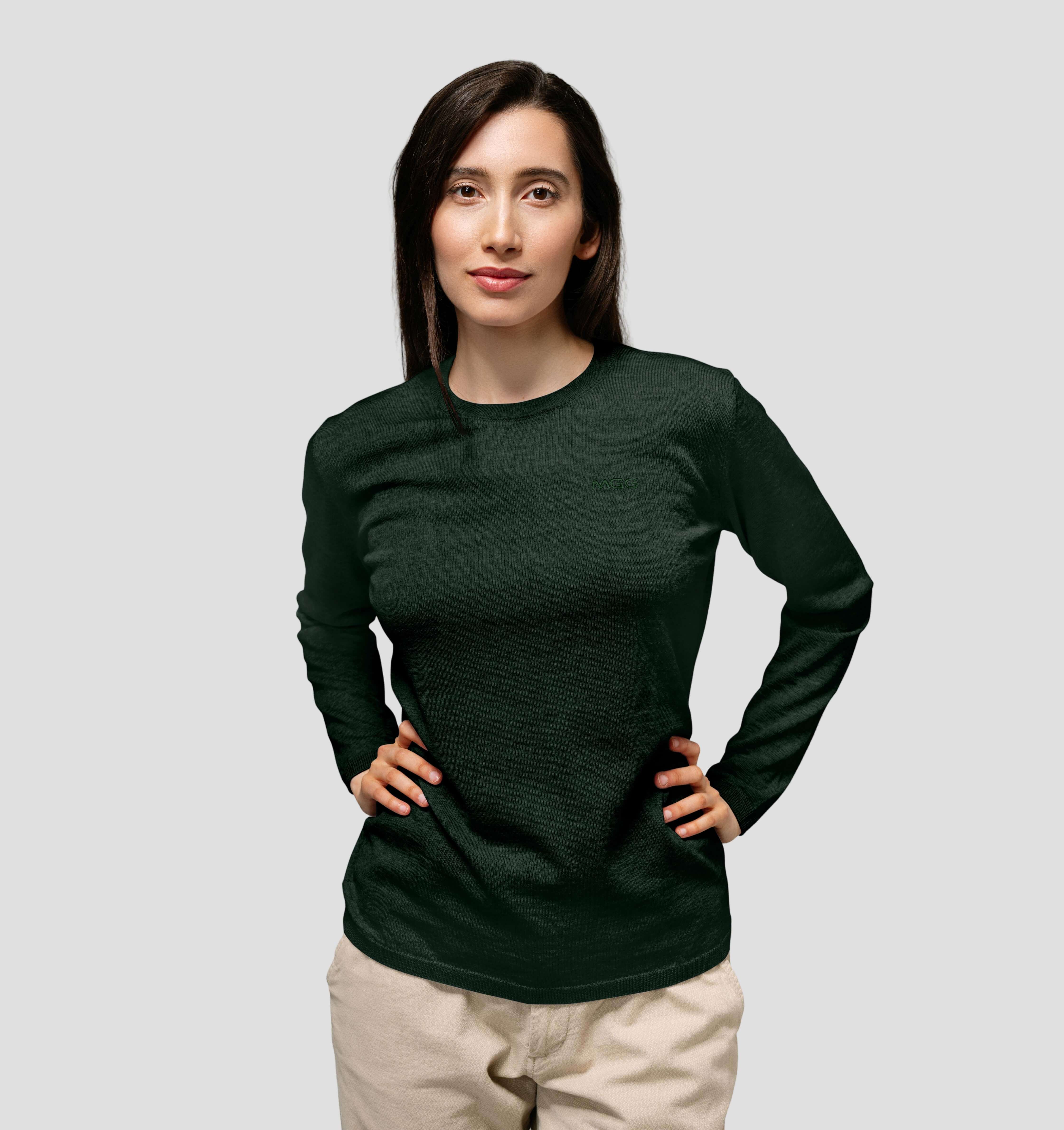 Merino SofTee | Long Sleeve - Taupe Brown / XS