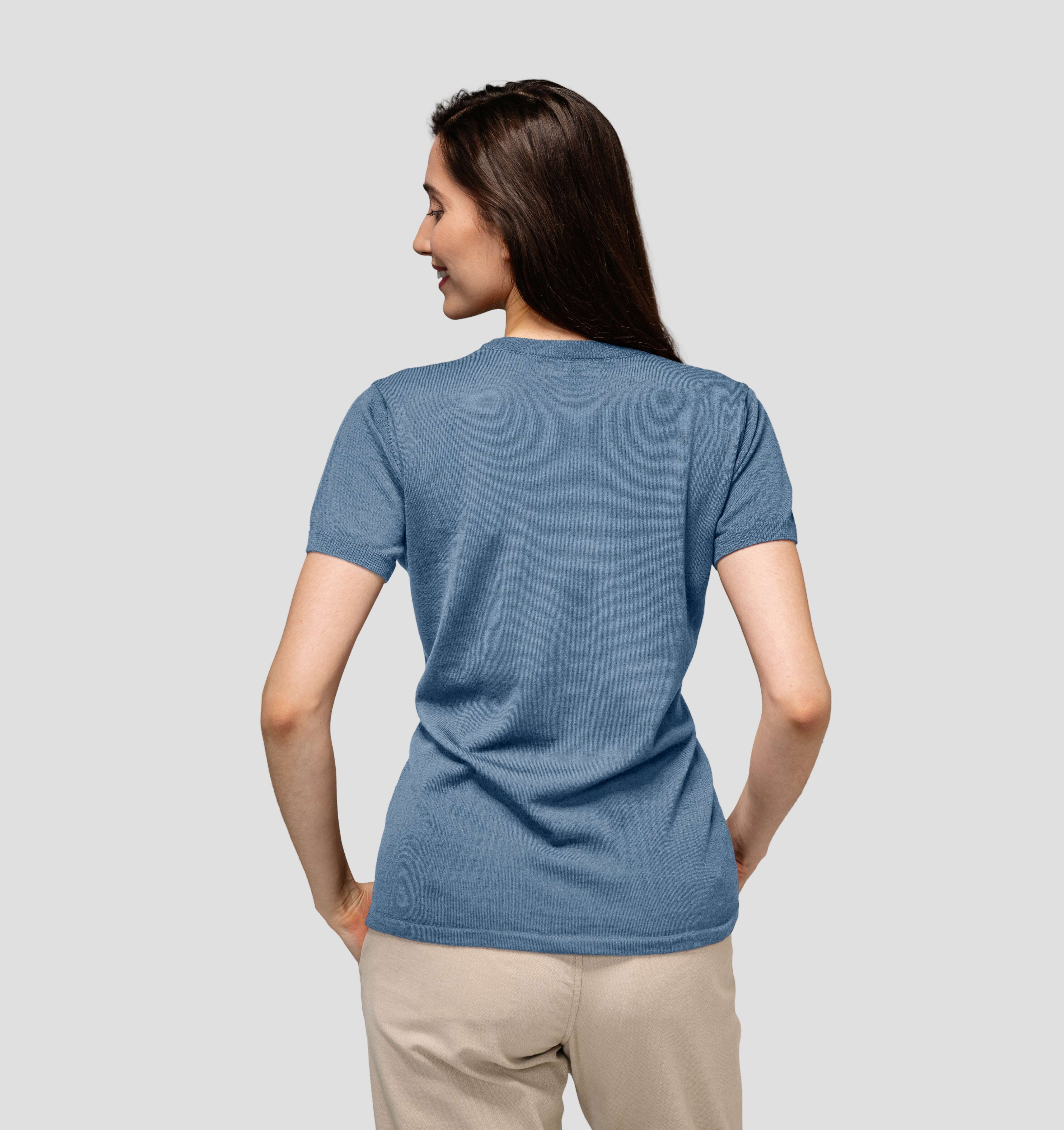 Merino SofTee | Classic - Dusty Blue / XS