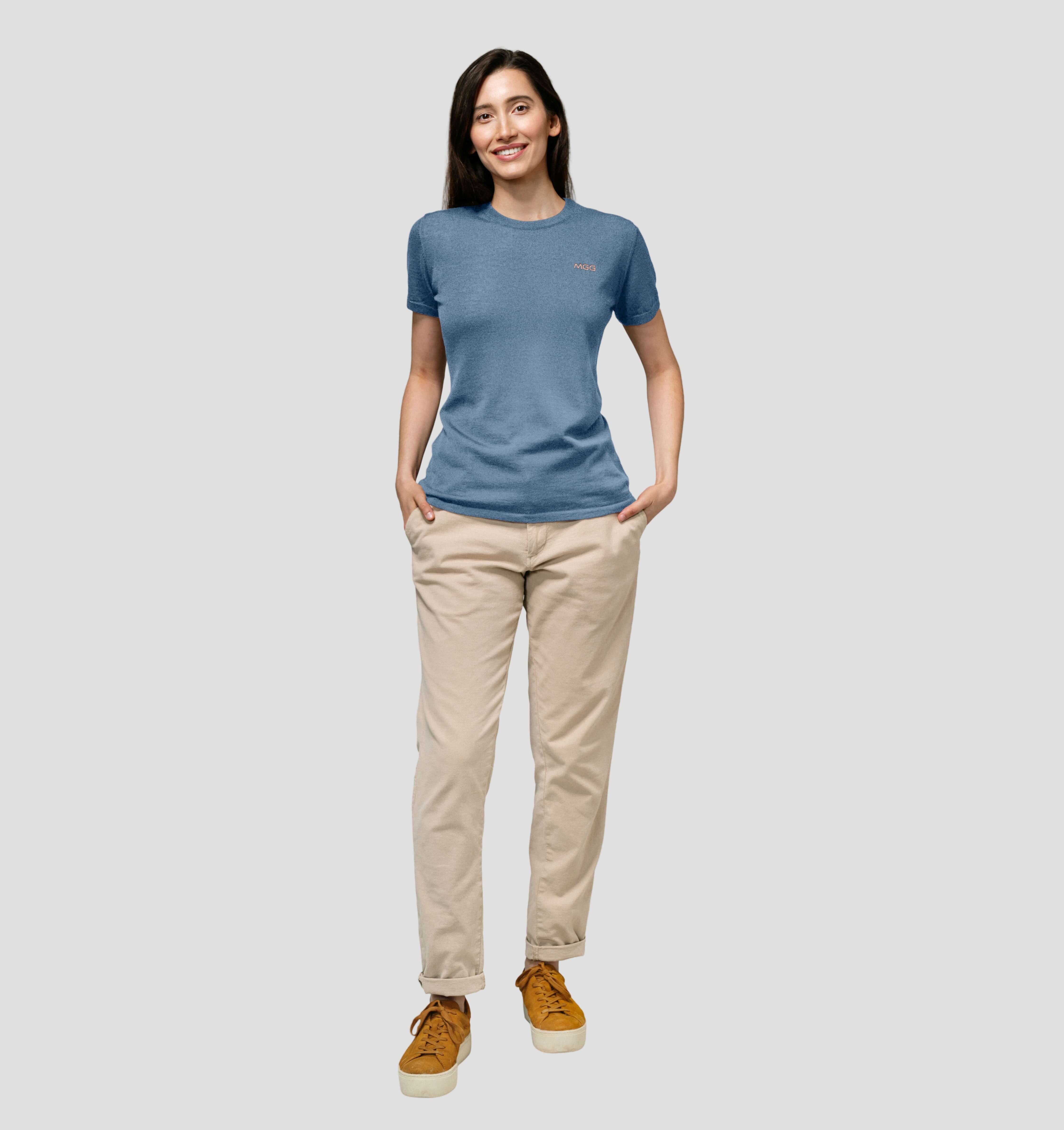 Merino SofTee | Classic - Dusty Blue / XS