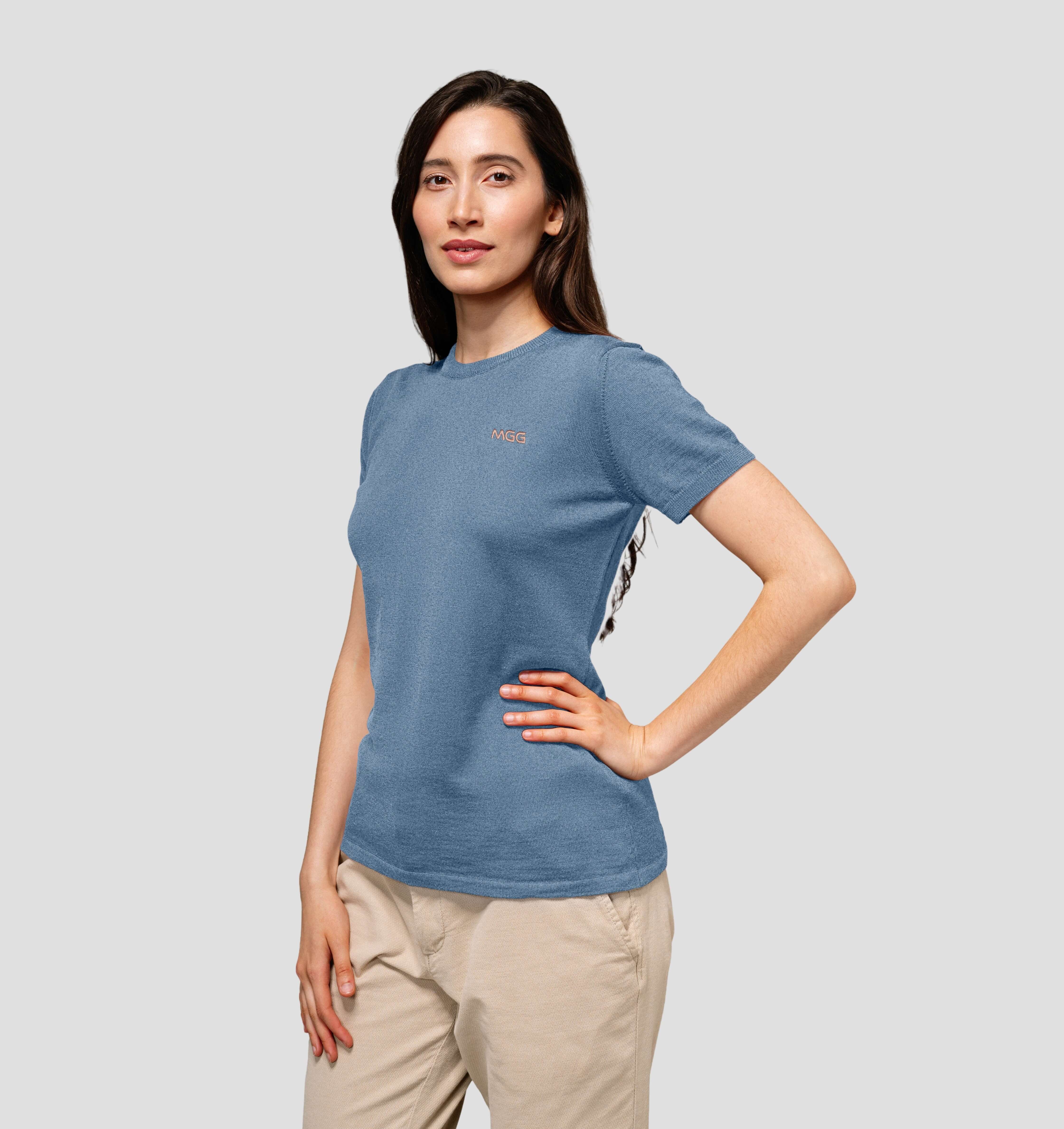 Merino SofTee | Classic - Dusty Blue / XS