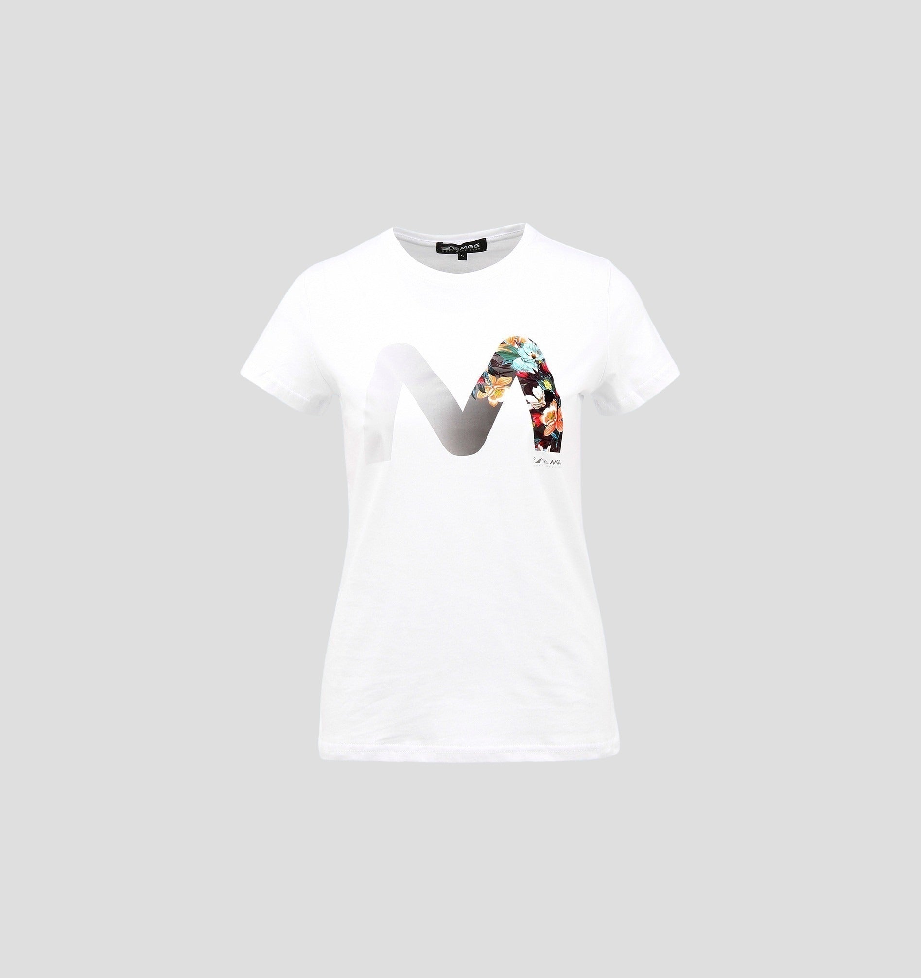 Cotton Classic Tee - Sky Blue / Multi Coloured / XS